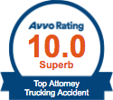 Trucking Accident - avvo badge
